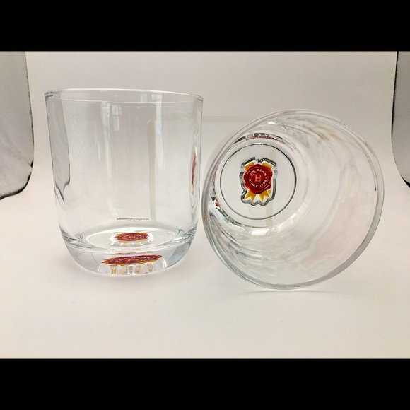 Jim Beam | Other | Set Of 2 Jim Beam Lowball Cocktail Glasses Incised ...
